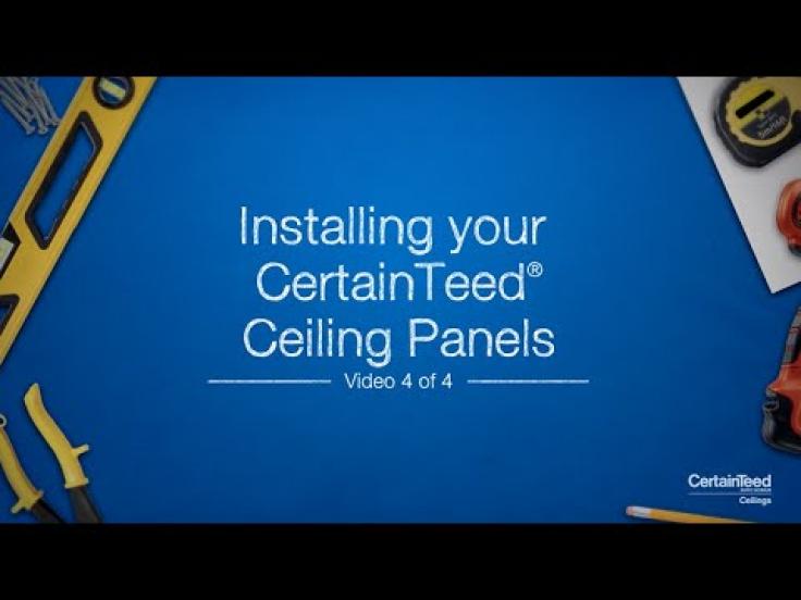 How-To Install Your CertainTeed® Ceiling Panels