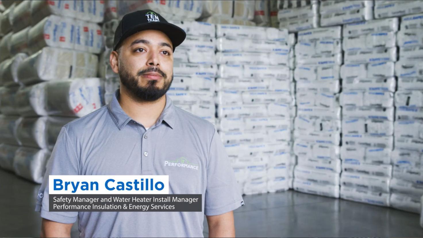 A man in a baseball hat talking to the camera during an interview