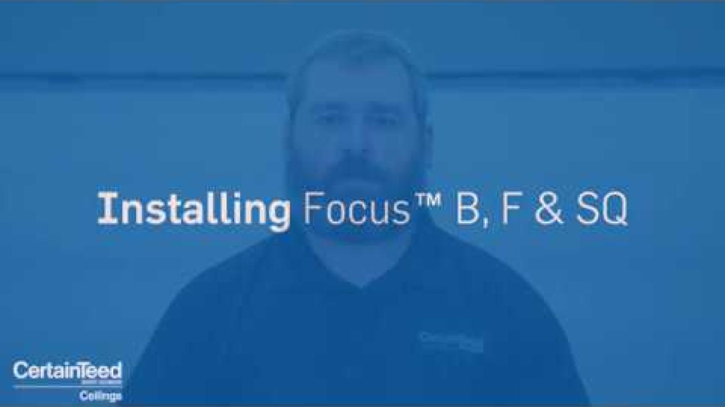 Ecophon® Focus™ F, B, and SQ: How-To Install Direct-to-Deck Ceiling Panels